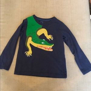 Boden long sleeved appliqué tee.